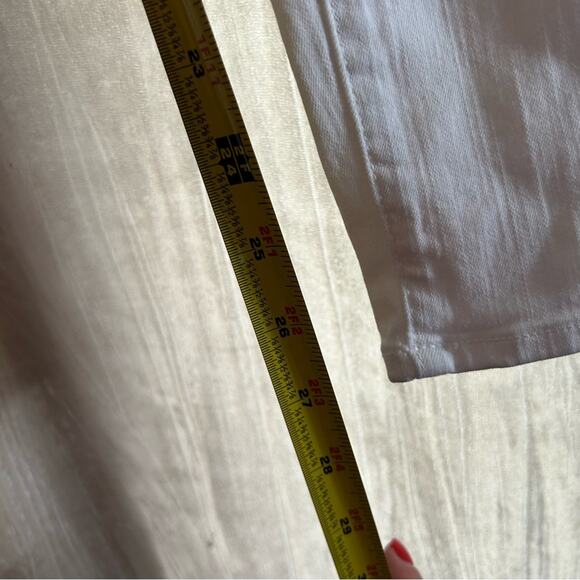 FRAME Le Skinny de Jeanne Skinny Jeans Blanc Mid Rise White Denim Size 27 - Picture 9 of 9